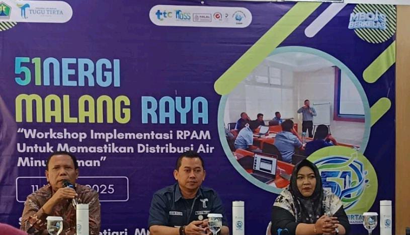 Perumda Air Minum Se - Malang Raya Dorong Akses Air Minum Aman