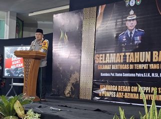 Acara Pisah Lepas Kapolresta Banyuwangi di Ponpes Adz Dzikra