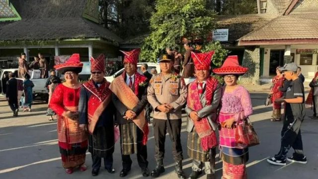 Kapolres Tanah Karo Hadiri Pentahbisan Imam Baru Ordo Kapusin di Berastagi