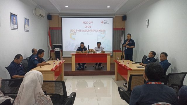 PMI Kabupaten Jember resmi memulai implementasi Cara Pembuatan Obat yang Baik