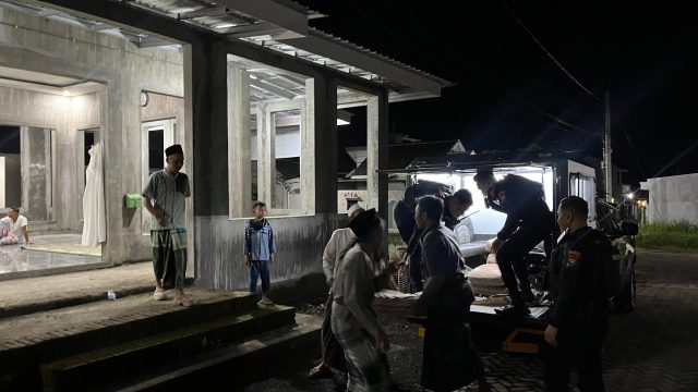 Perintis Presisi Polresta Banyuwangi Salurkan Bantuan untuk Pembangunan Mushola di Sumberejo