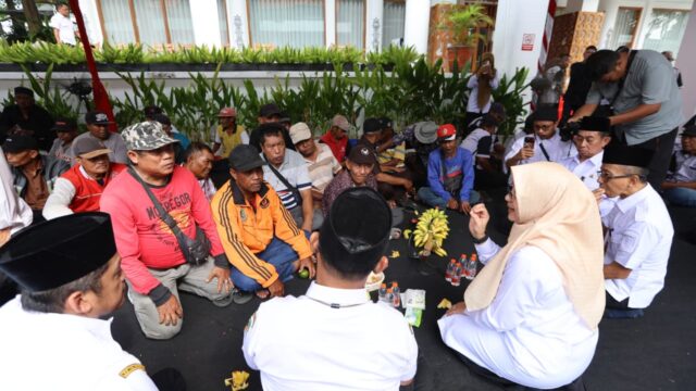 Bupati Banyuwangi Ipuk Fiestiandani menggelar halal bihalal