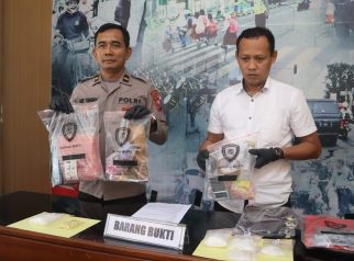 Polres Madiun Kota berhasil mengungkap dua kasus peredaran narkotika