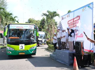 PTPN I Regional 1 Berangkatkan Mudik Gratis,
