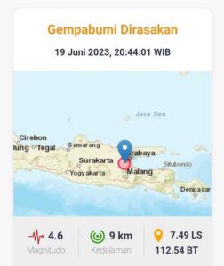 gempa mojokerto