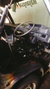 Ambulan di bakar