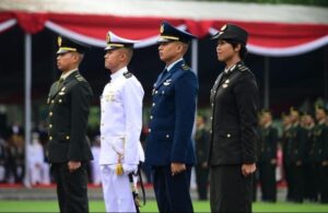 Pelantikan perwira remaja TNI polri