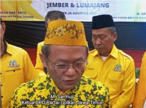 M. Sarmuji, ketua DPD Partai Golkar Jawa Timur