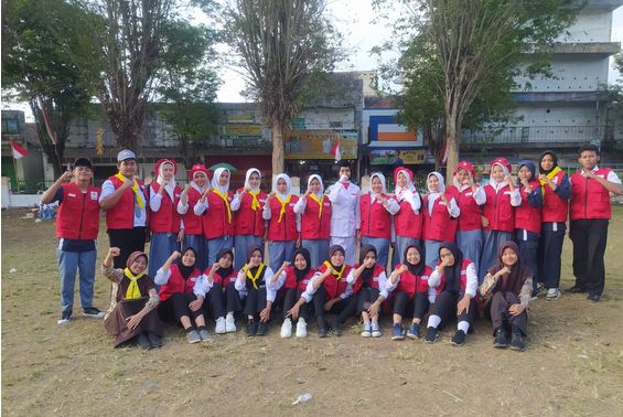 PMR Distrik Selatan Jember kawal event gerak jalan