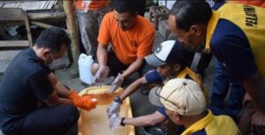 Lapas kelas I Malang, pelatihan ketrampilan membuat batik Shibori