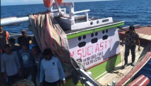 Kapal Malaysia tertangkap ilegal fishing di selat malaka