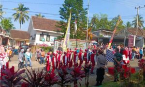 lomba Persatuan Baris Berbaris se kecamatan Gucialit Lumajang