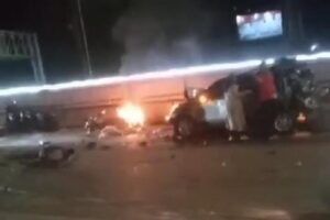 Tabrakan Beruntun Akibat Rem Blong terjadi di Lampu Merah Exit Tol Bawen, Semarang
