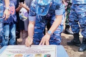 Peresmian Bukit Segoro Katon dilakukan langsung oleh Marsekal Muda TNI Andi Wijaya, S.Sos.
