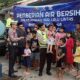 pemberian air bersih dalam rangka hari lalu lintas di patrang jember