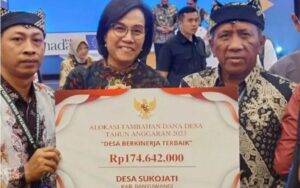Desa Sukojati di Banyuwangi Raih Penghargaan Pengelola Keuangan Terbaik