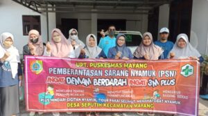 Giat Pemberantasan Sarang Nyamuk di Desa Seputih