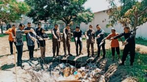 Kejaksaan Negeri Banyuwangi Memusnahkan Barang Bukti dari Beberapa Perkara Hukum