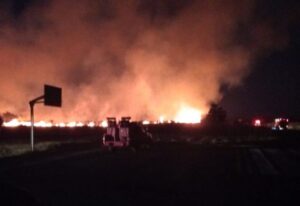 Lahan Seluas Tiga Hektar di Area Bandara Internasional Banyuwangi Terbakar