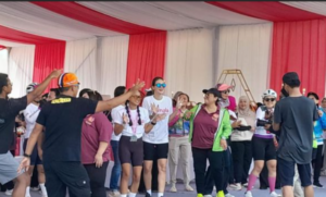 Luna Maya dan Nirina Zubir Bergabung dalam Tour of Kemala Kategori 55 Kilometer di Banyuwangi