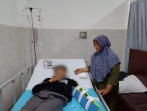 siswa smpn 4 banyuwangi korban penganiayaan teman sekolahnya
