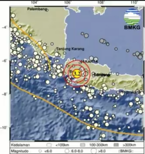 Gempa di Sukabumi hari ini