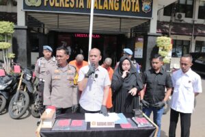 Komplotan Pencurian Motor di Malang Terbongkar