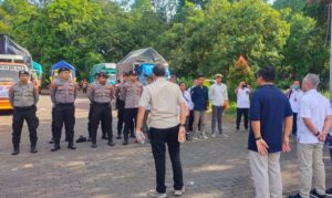 Polres Jember Lakukan Pengawalan Ketat Pendistribusian Logistik Pemilu