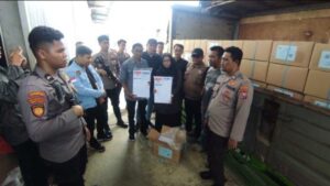 Surat Suara Tiba di Gudang KPU Banyuwangi