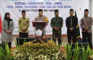 Tokoh Agama dan Kapolres Dukung Deklarasi Pemilu Damai di Kota Kediri