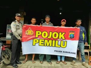 Polsek Barusjahe Gelar Pojok Pemilu