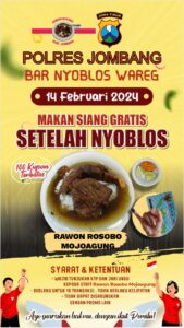 Ribuan Porsi Makan Gratis setelah Nyoblos Pemilu