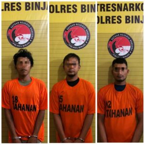 Sat Res Narkoba Polres Binjai dan Polsek