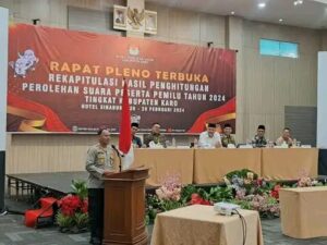 Kapolres Tanah Karo Hadiri Pembukaan Rapat Pleno Tingkat Kabupaten Karo
