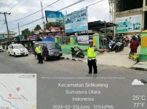 Kapolres Dairi Pastikan Ketenangan dan Keamanan Umat Muslim saat Sholat Jumat