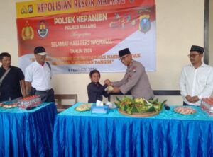 Kapolsek Kepanjen Gelar HPN 2024 di Mapolsek Kepanjen, Malang