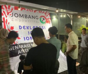 Mahasiswa Jombang Deklarasi Pemilu Damai