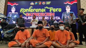 Satreskrim Polres Kediri Kota Berhasil Ungkap 8 Kasus Kejahatan