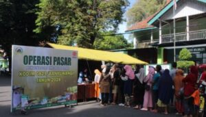 Dandim 0825-Banyuwangi Gelar Operasi Pasar Murah