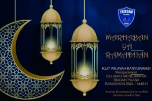 Komunitas Jurnalis Jawa Timur (KJJT) Wilayah Banyuwangi Mengucapkan Selamat Menunaikan Ibadah Puasa 1445 H