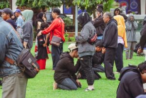 Ratusan Anggota Perguruan Silat yang Ditangkap Polres Jombang Diserahkan Pada Orang Tua