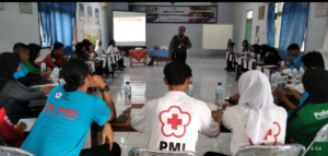 Anggota Satgana PMI Jember Jalani Diklat Khusus Penanggulangan Bencana