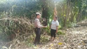 Polsek Tigabinanga Sosialisasi Karhutla