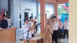 Pengambilan Sumpah Janji Dan Pelantikan Perangkat Desa Sumberejo