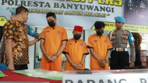 Kasus Narkoba Terbesar di Banyuwangi, 3 Tersangka Barang Bukti 6 Kg