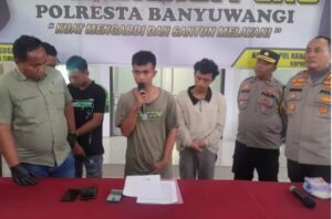 Penyebar Hoaks Suap Perizinan Keramaian Battle Sound Diamankan Polisi Polresta Banyuwangi