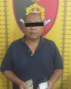 Satreskrim Polres Serdang Bedagai Amankan Seorang Pria Diduga Pelaku Perjudian Online 