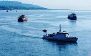 TNI AL Lakukan Patroli Pengamanan Arus Mudik Lebaran di Perairan Selat Bali