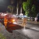 Tumpahan Solar di Jalan Alternatif Desa Kembiritan, Belasan Motor Tergelincir