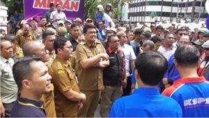 Hari Buruh di Medan, Dishub Turunkan 300 Personel